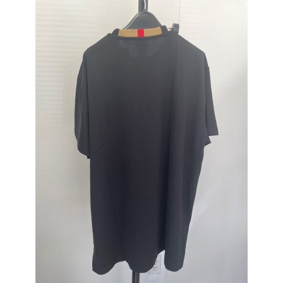 Burberry Jayson Icon Stripe Crewneck T-Shirt Black L 8078114 - Picture 3 of 8